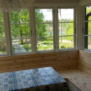 Glasveranda mot Ara Sjö