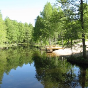 Ronnebyån & badbryggan